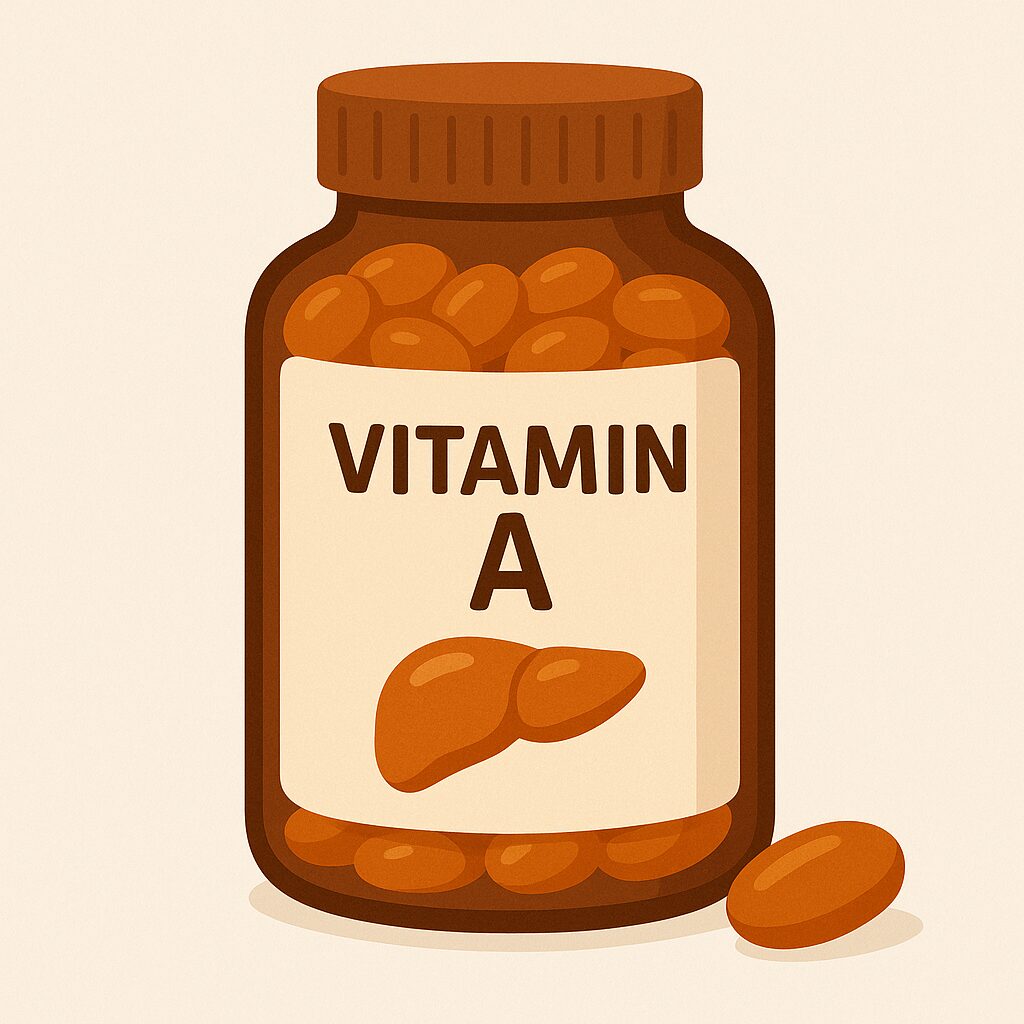 Vitamin A Supplements: Key Precautions Before Choosing 2 Vitamin A pill bottle with tablets