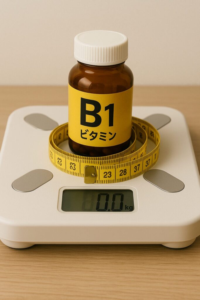 Vitamin B1 and Weight Loss: Why Thiamine Matters During Dieting 2 Scale and vitamin B1