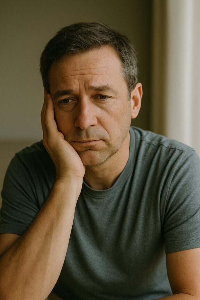 A man suffering from metabolic syndrome