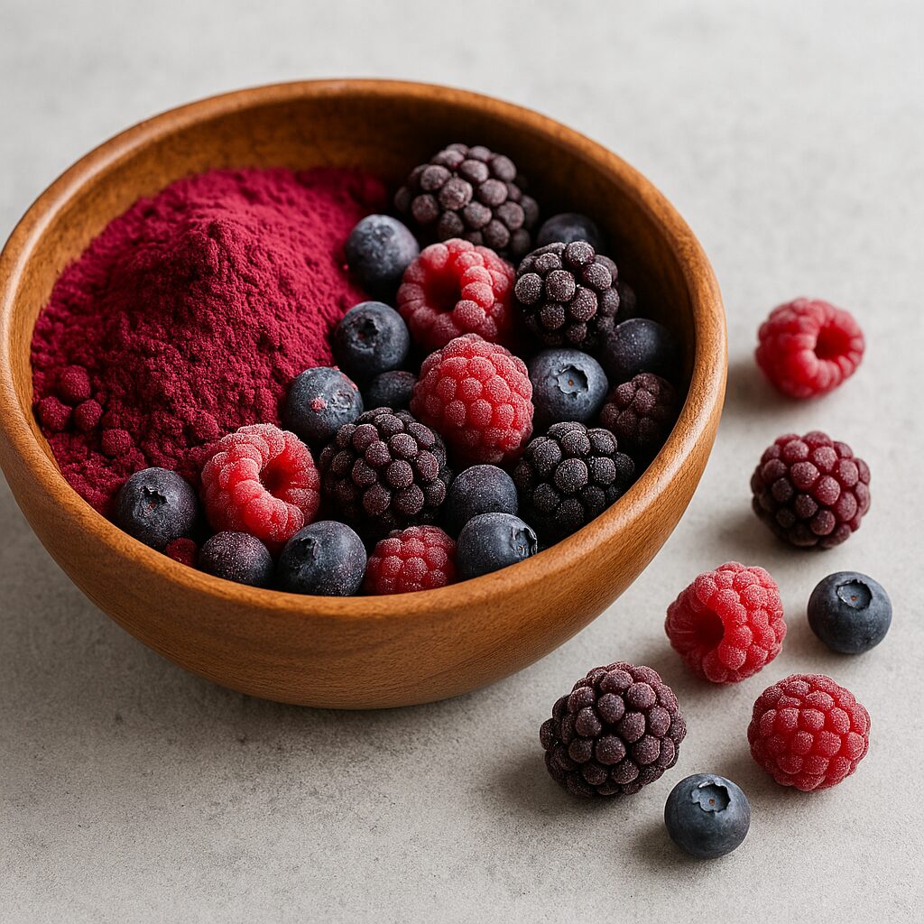 Acai Powder vs Frozen Acai: How to Choose? 2 acai berry powder and frozen fruit