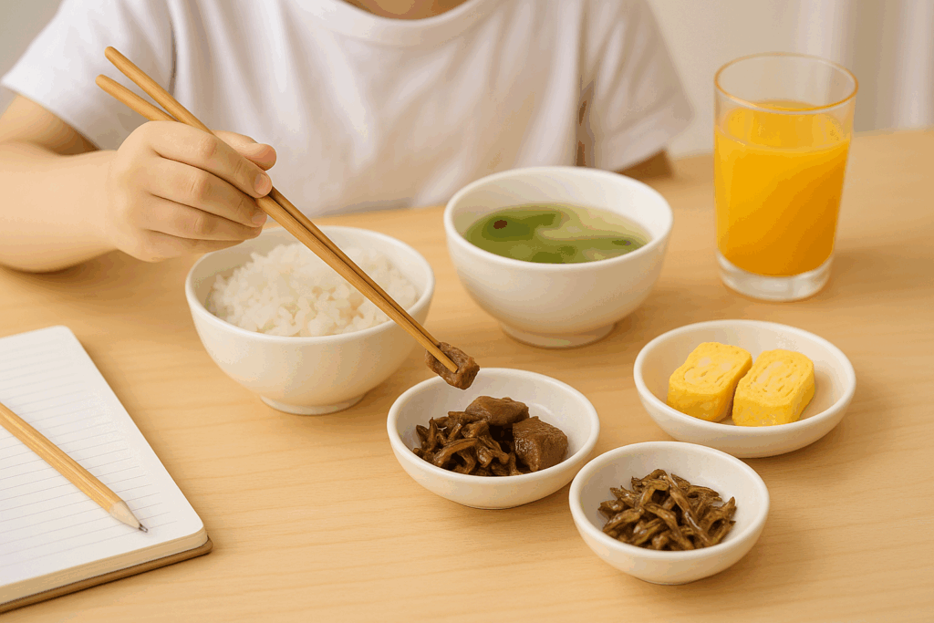 balanced meal with whole grains fish eggs and colorful vegetables for brain health